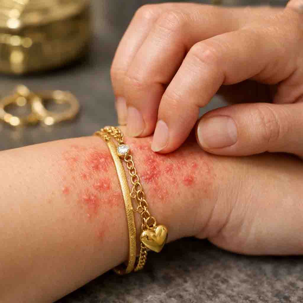 آیا طلا می‌تواند باعث حساسیت پوستی شود؟