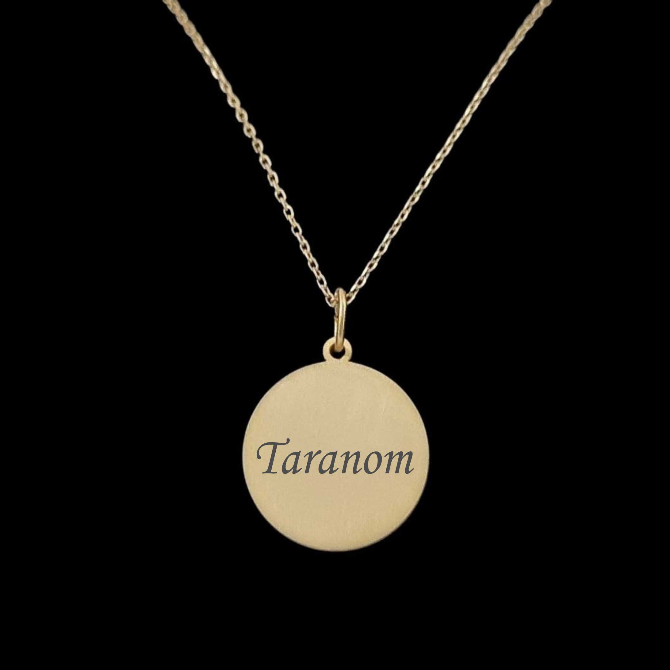 گردنبند طلا 18 عیار زنانه با زنجیر حلقه‌ای (فلامینگو) نیکان گلد مدل ترنم — تصویر 1 از 3