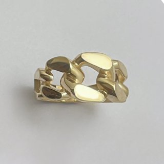 انگشتر طلا 18 عیار زنانه مدل AR003 طرح زنجیری — تصویر 5 از 5