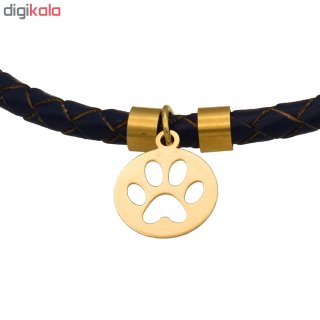 دستبند طلا 18 عیار زنانه طرح پنجه گربه کد 156A2438 — تصویر 3 از 4