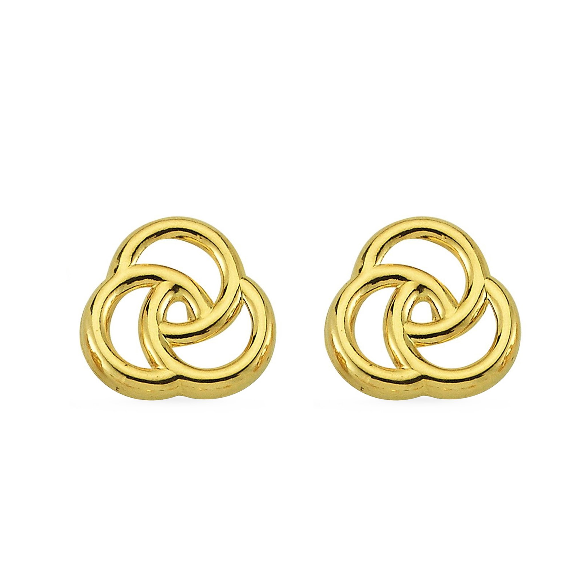 گوشواره طلا 18 عیار زنانه نیکان زر مدل GE106 — تصویر 1 از 4