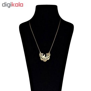 گردنبند طلا 18 عیار زنانه با زنجیر حلقه‌ای (فلامینگو) نیکان گلد مدل پرنده — تصویر 3 از 3