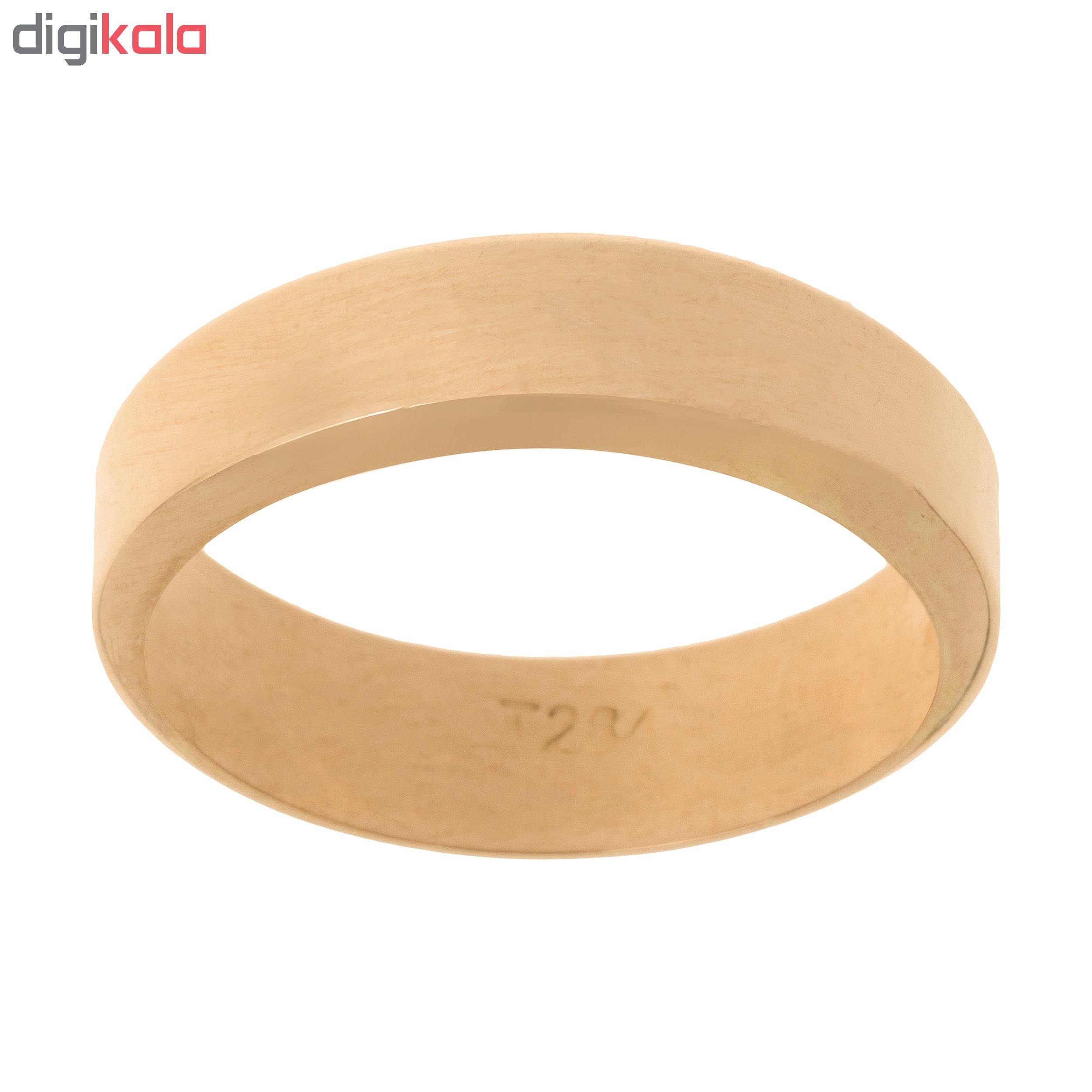 انگشتر طلا 18 عیار زنانه کد G912 — تصویر 2 از 5