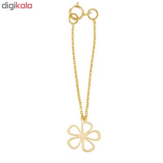 آویز ساعت طلا 18 عیار زنانه طرح گل کد SG410 — تصویر 2 از 2