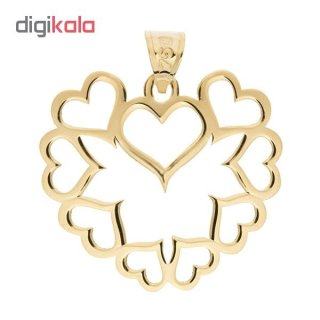آویز گردنبند طلا 18 عیار زنانه کد DG045 — تصویر 2 از 2