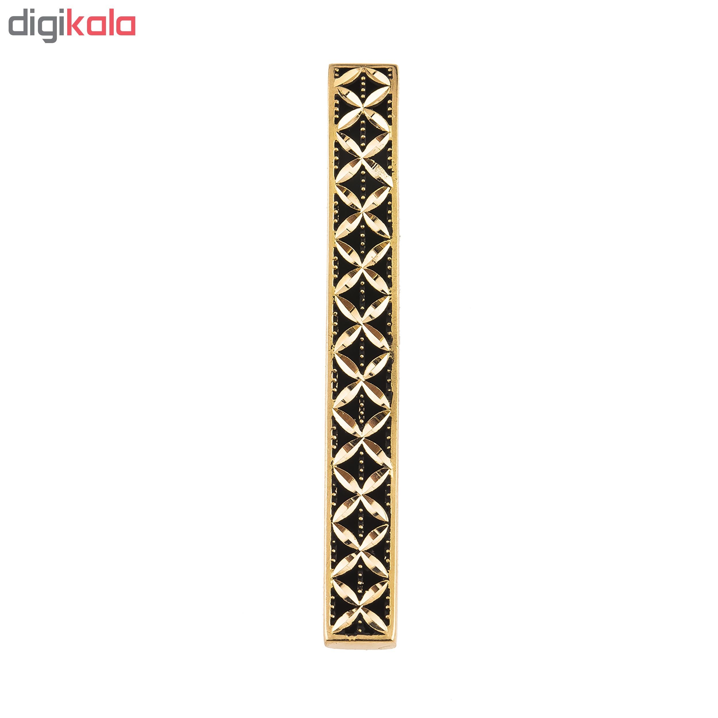 آویز گردنبند طلا 18 عیار زنانه کد p124 — تصویر 2 از 4
