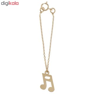 آویز ساعت طلا 18 عیار زنانه طرح موزیک کد SG431 — تصویر 2 از 2