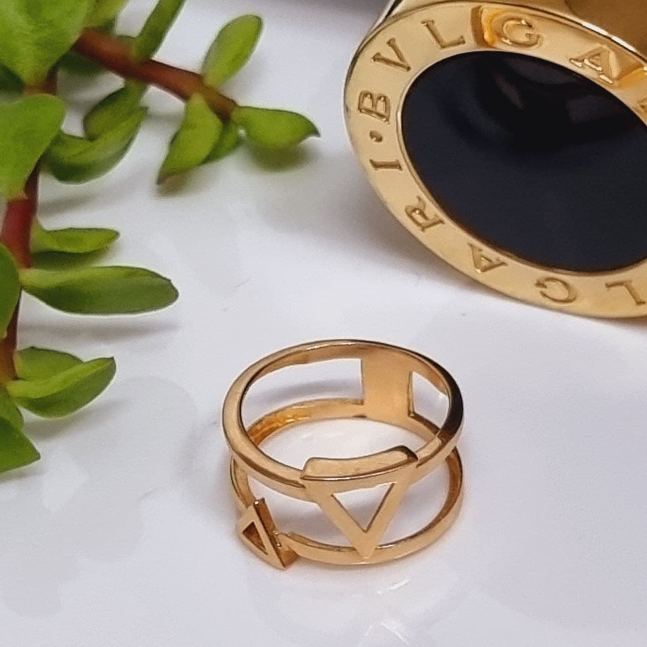 انگشتر طلا 18 عیار زنانه گالری یارطلا کد AN21-9 — تصویر 2 از 5