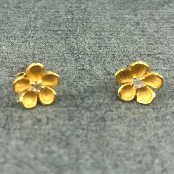 گوشواره طلا 18 عیار زنانه دوست خوب مدل دوست خوب dkg776 — تصویر 4 از 5