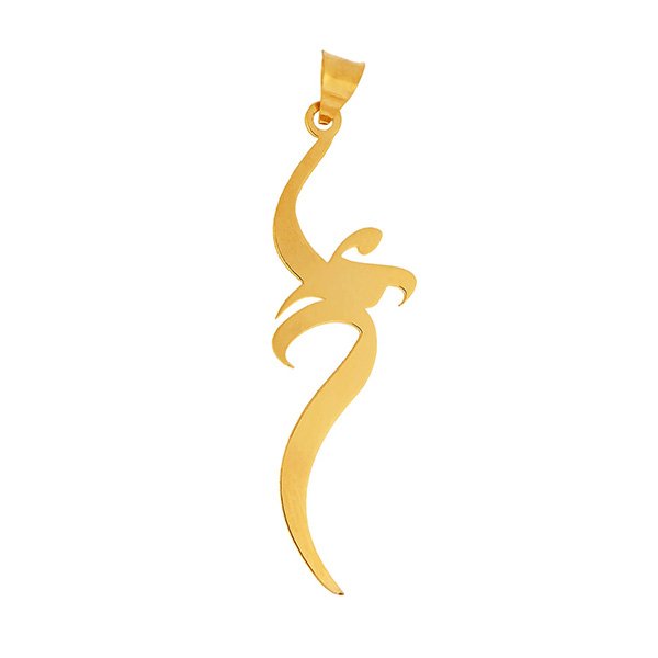 آویز گردنبند طلا 18 عیار زنانه کد DG017 — تصویر 1 از 2