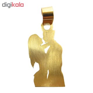 آویز گردنبند طلا 18عیار آریاگلد مدل R181 — تصویر 2 از 2