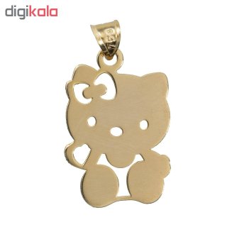 آویز گردنبند طلا 18 عیار زنانه طرح کیتی مدل SG165 — تصویر 3 از 3