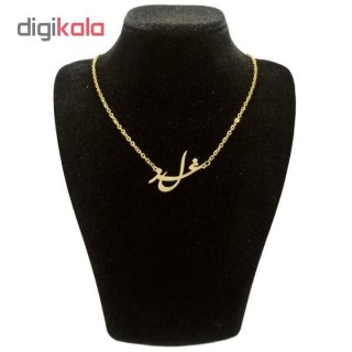 گردنبند طلا 18 عیار زنانه طرح غزل کد UN0028 — تصویر 2 از 3