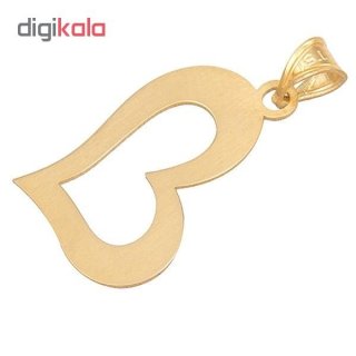 آویز گردنبند طلا 18 عیار زنانه طرح قلب مدل SG181 — تصویر 3 از 3
