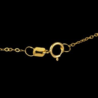 گردنبند طلا 18 عیار زنانه با زنجیر حلقه‌ای (فلامینگو) نیکان گلد مدل رقص سما — تصویر 5 از 5