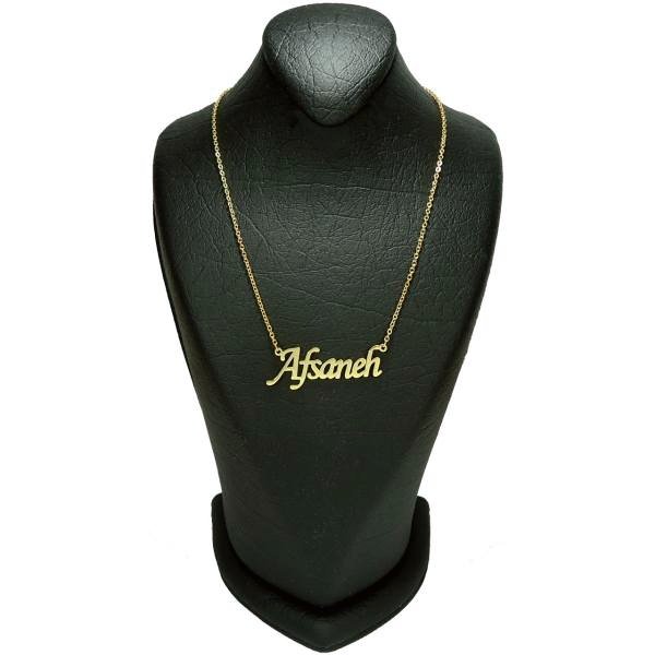 گردنبند طلا 18 عیار زنانه طرح افسانه کد UN0021 — تصویر 1 از 3