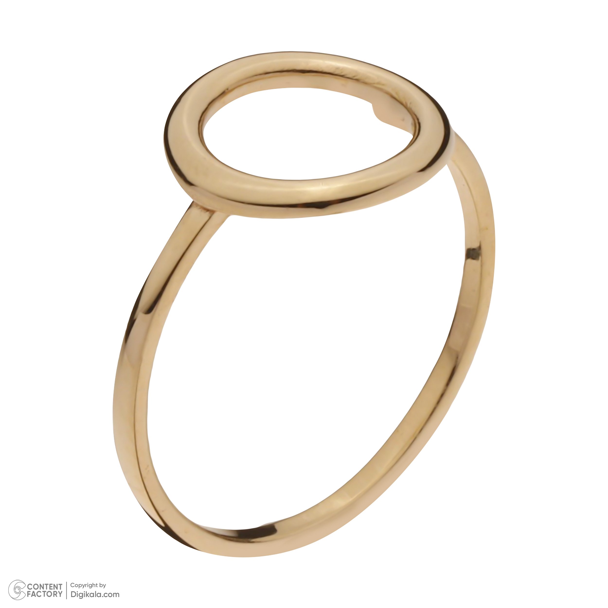انگشتر طلا 18 عیار زنانه نیکان گلد مدل CIRCLE112 — تصویر 3 از 5