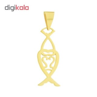 آویز گردنبند طلا 18 عیار زنانه کد UN8765 — تصویر 2 از 2