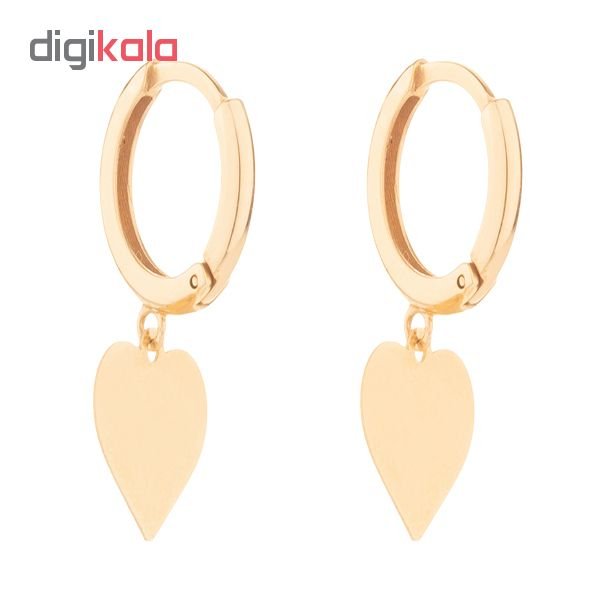 گوشواره طلا 18 عیار زنانه مدل TA210 — تصویر 2 از 3