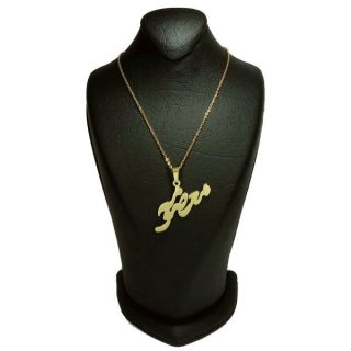گردنبند طلا 18 عیار زنانه طرح معصومه کد UN0141 — تصویر 2 از 2