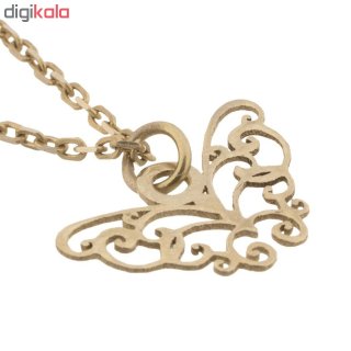 آویز ساعت طلا 18 عیار زنانه طرح پروانه کد SG322 — تصویر 3 از 3
