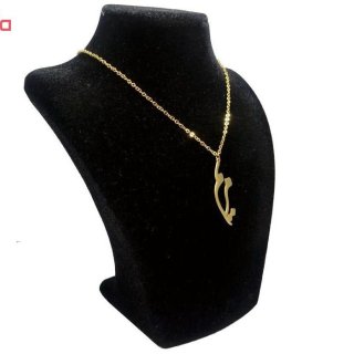 گردنبند طلا 18 عیار زنانه طرح مریم کد UN0010 — تصویر 3 از 3