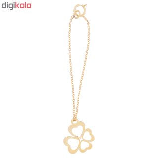 آویز ساعت طلا 18 عیار زنانه طرح گل کد SG505 — تصویر 2 از 2