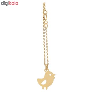 آویز ساعت طلا 18 عیار زنانه طرح پرنده کد SG509 — تصویر 2 از 2
