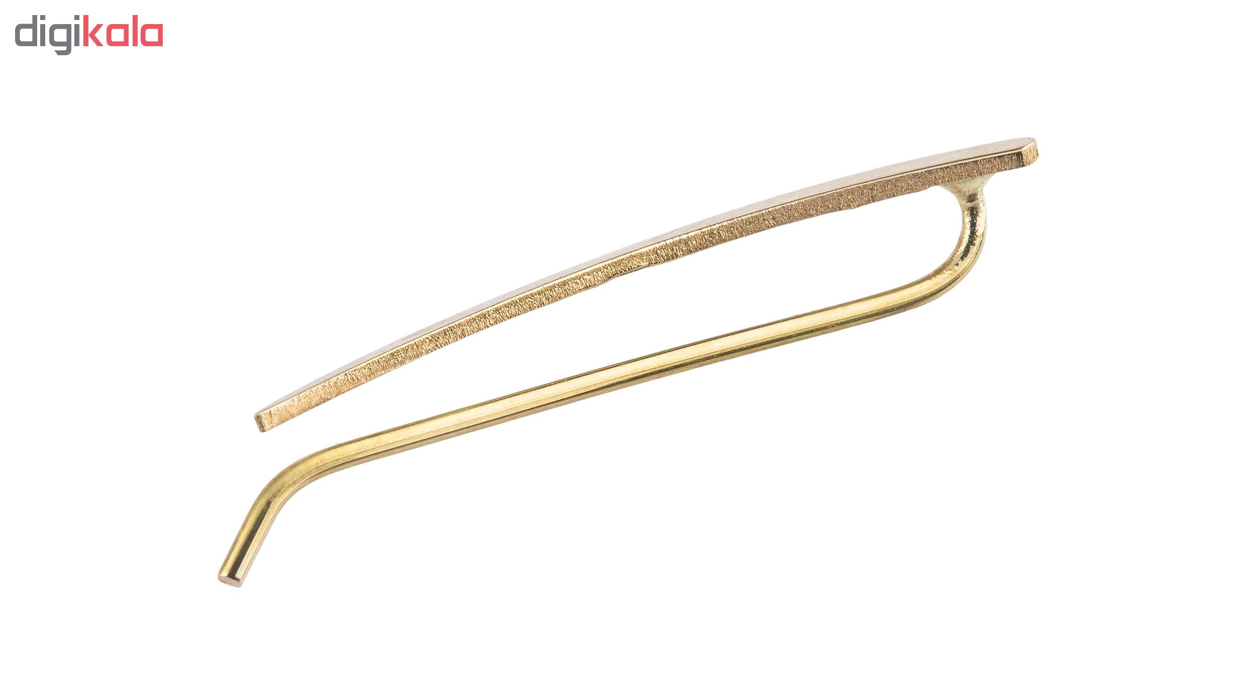 گوشواره طلا 18عیار کد E1001 — تصویر 3 از 4