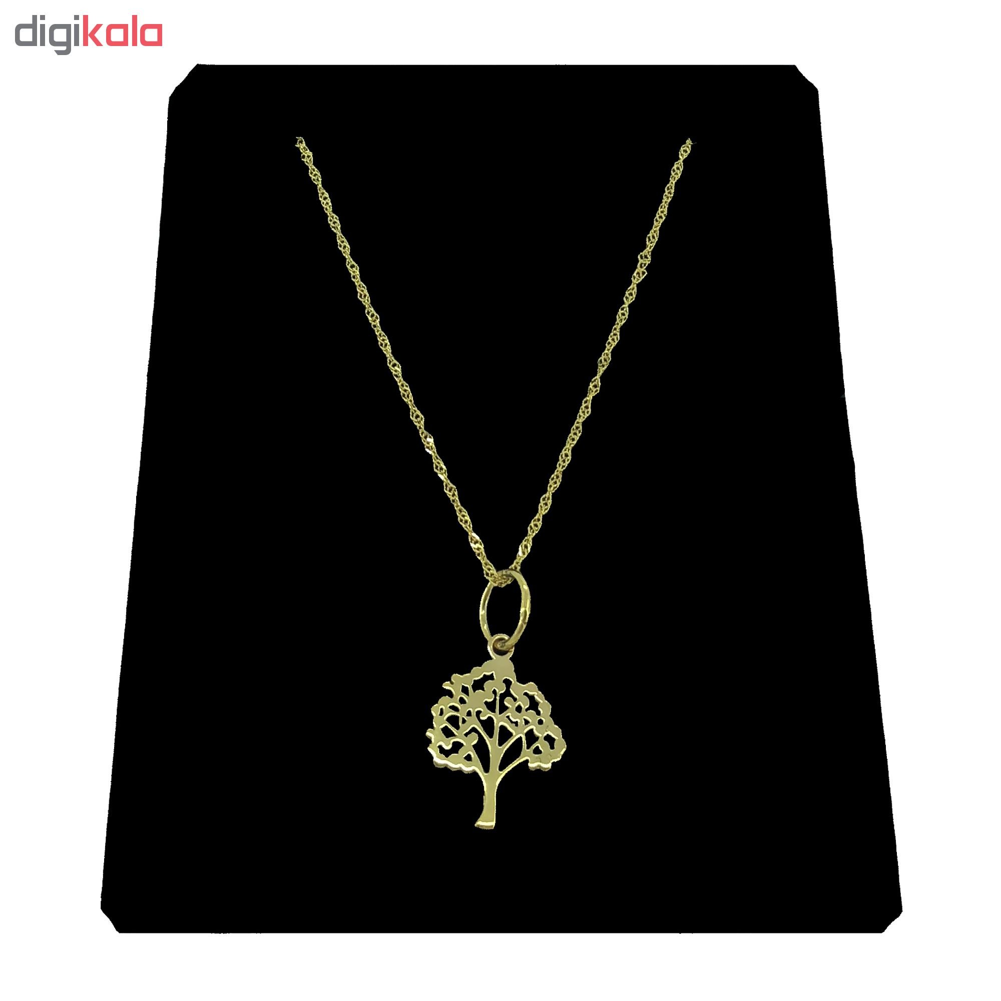 گردنبند طلا 18 عیار گیرا گالری مدل G137 — تصویر 2 از 5