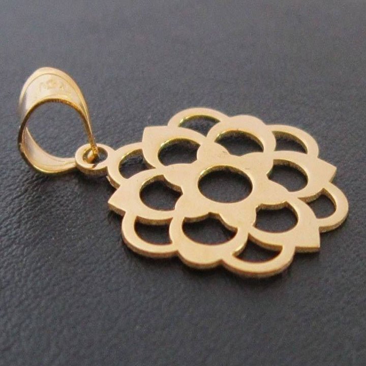 آویز طلا 18 عیار زنانه گالری مرجان مدل 0951 — تصویر 2 از 3