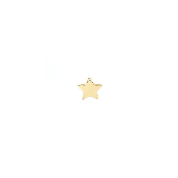گوشواره طلا 18 عیار زنانه مدل ستاره کد Es1107 — تصویر 2 از 4