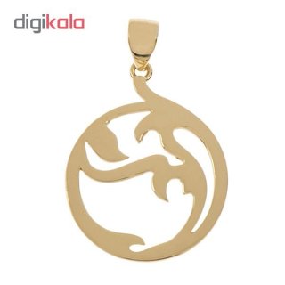 آویز گردنبند طلا 18 عیار زنانه مدل DG069 — تصویر 2 از 2