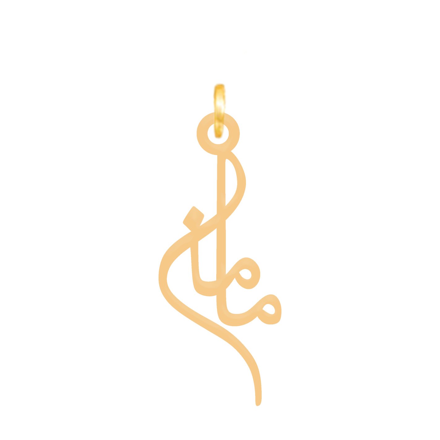 آویز گردنبند طلا 18 عیار زنانه مدل مامان کد 247 — تصویر 1 از 2