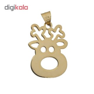 آویز گردنبند طلا 18 عیار زنانه کد DG039 — تصویر 2 از 2