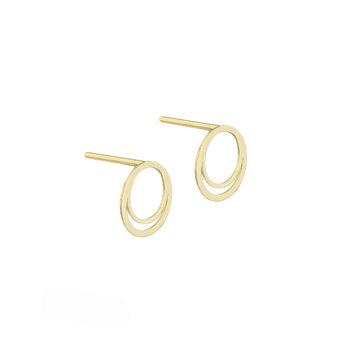 نیم ست طلا 18 عیار زنانه مدل GS001 — تصویر 2 از 5