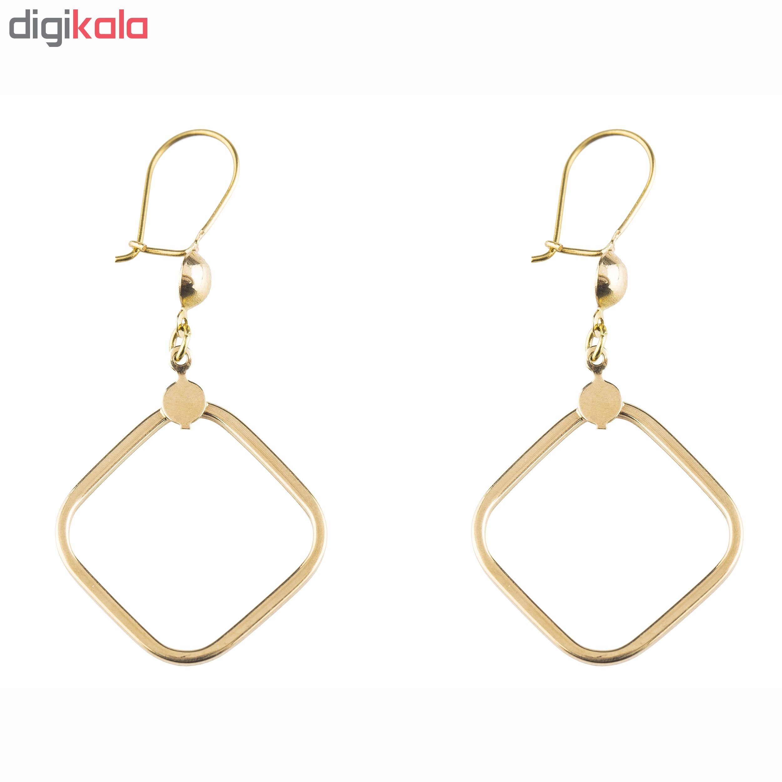 گوشواره طلا 18 عیار کد EA126 — تصویر 2 از 4