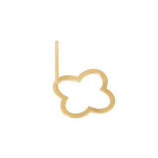 گوشواره طلا 18 عیار زنانه مدل گل — تصویر 2 از 3