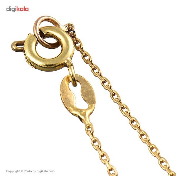 آویز ساعت طلا 18 عیار زردونه مدل D021 — تصویر 3 از 4