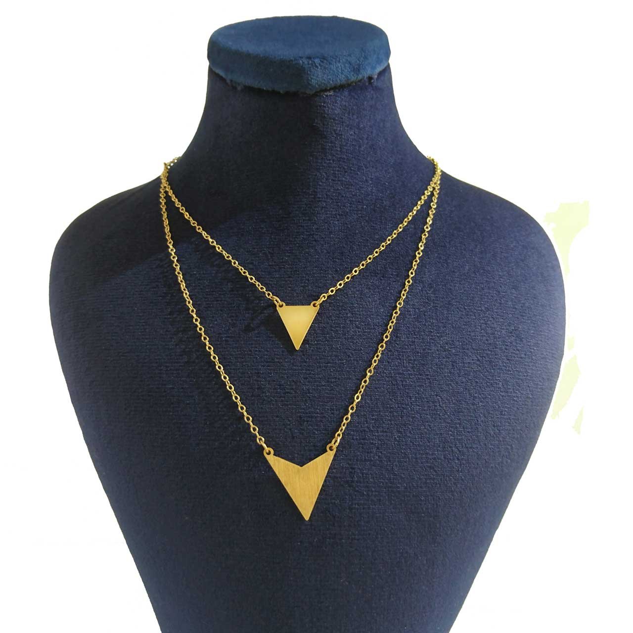 گردنبند طلا 18عیار زنانه گالری طلای کانیار مدل M0908 — تصویر 1 از 3