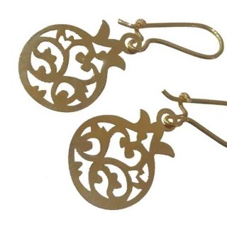گوشواره طلا 18 عیار زنانه کانیار گالری کد 73 — تصویر 2 از 3