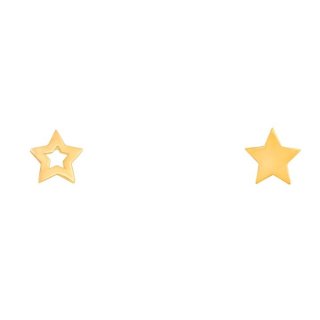 گوشواره میخی طلا 18 عیار زنانه نیکان گلد مدل فروغ — تصویر 1 از 2