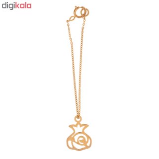 آویز ساعت طلا 18 عیار زنانه طرح انار کد SG352 — تصویر 2 از 2