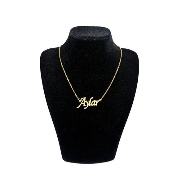 گردنبند طلا 18 عیار زنانه طرح آیلار کد DY120-017 — تصویر 1 از 2