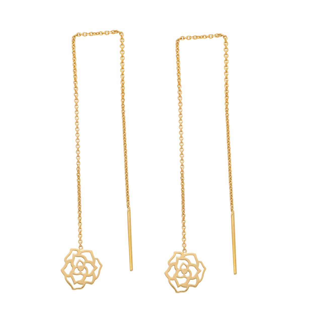 گوشواره طلا 18 عیار سپیده گالری کد SE0025 — تصویر 1 از 4