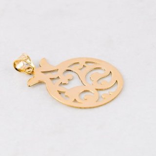 آویز گردنبند طلا 18 عیار اسنوگلد کد 13002 — تصویر 4 از 4