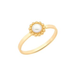 انگشتر طلا 18 عیار زنانه قیراط کد GH2235 — تصویر 3 از 3