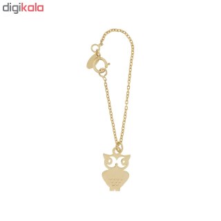 آویز ساعت طلا 18 عیار زنانه طرح جغد کد SG416 — تصویر 2 از 2