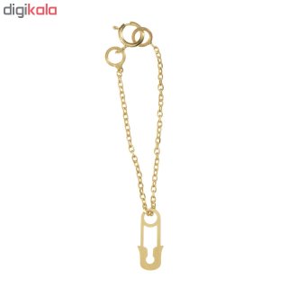آویز ساعت طلا 18 عیار زنانه طرح سنجاق کد SG527 — تصویر 2 از 2