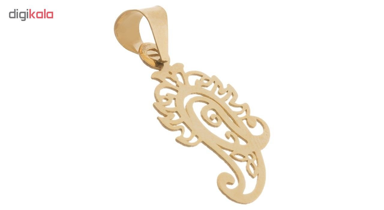نیم ست طلا 18 عیار زنانه طرح بته جغه کد SG562 — تصویر 5 از 6